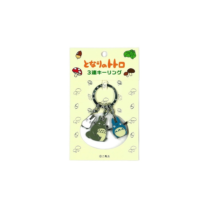 Triple Keychain My Neighbor Totoro