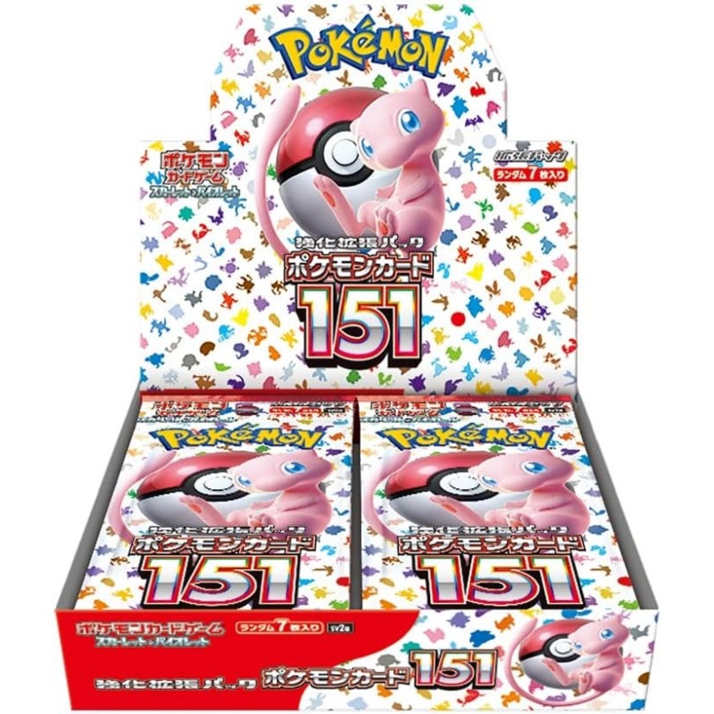 151 Scarlet & Violet Booster Box sv2a Pokmon Card Game