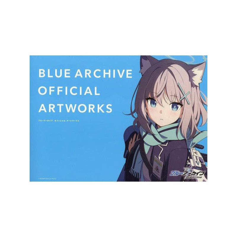 Art Book Official Art Works Blue Archive