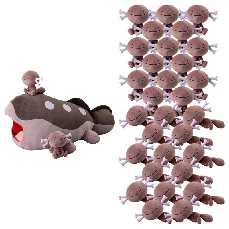 BIG Plush Clodsire Yawn Together with 30 Wooper Paldean Form Pokmon