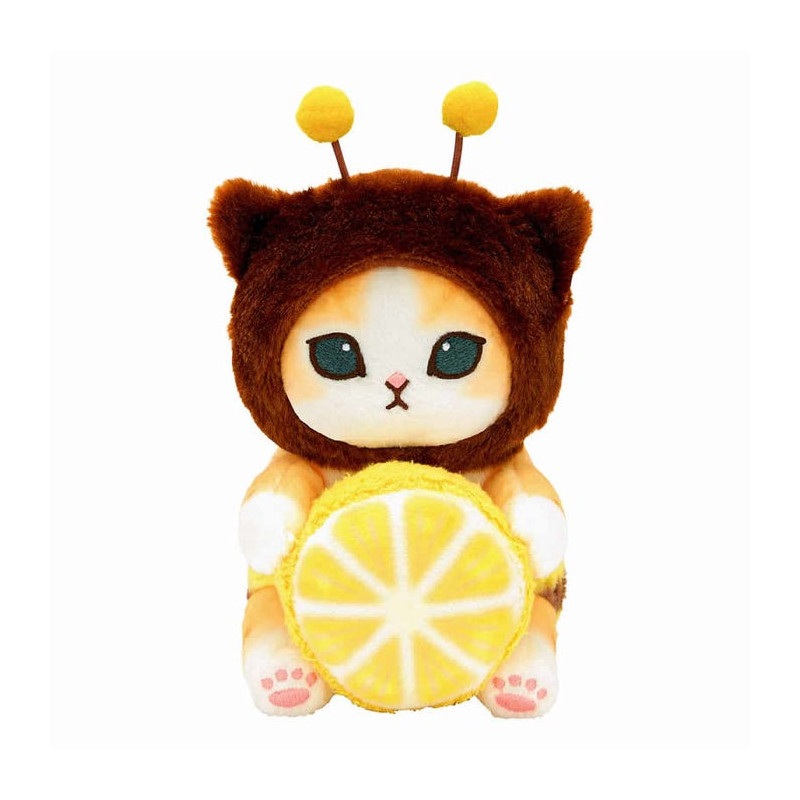 Desktop Hook Plush Brown Bee Nyan Ver. mofusand Nyanko ga Mimamoru