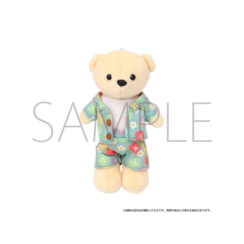 Costume for Plush Kumamate Aloha Shirt Green