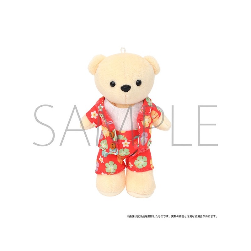 Costume for Plush Kumamate Aloha Shirt Red