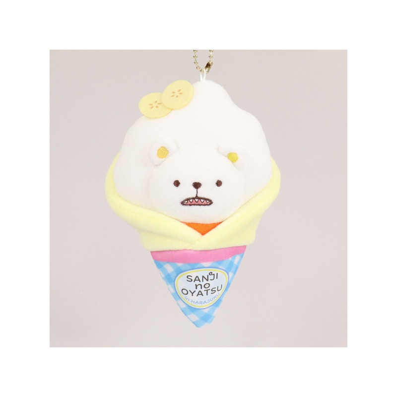Banana Cream Crepe Plush Keychain Bepo One Piece Sanji’s Snack