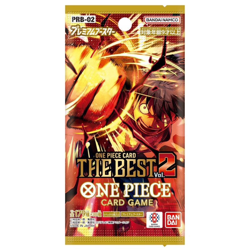 Premium Booster Box PRB-02 One Piece Card THE BEST vol.2