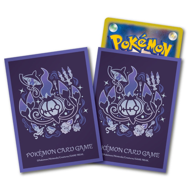 Card Sleeves Premium Gloss Evolution Trail Chandelure Pokmon Card Game