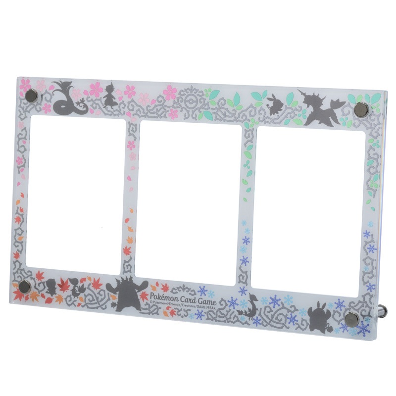 Triple Display Frame Serperior & Emboar & Samurott Pokmon Card Game