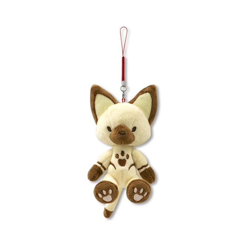 Plush Keychain Palico Teddy Monster Hunter